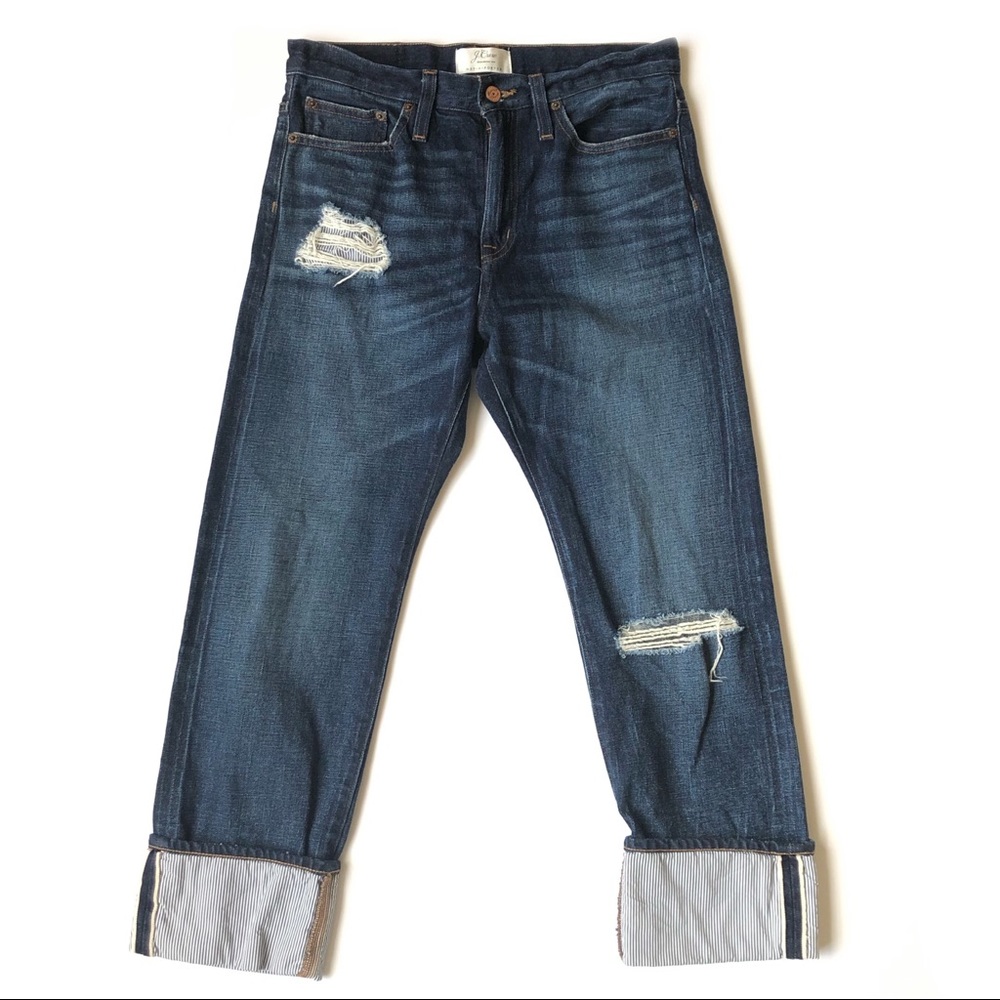 J. Crew Net-A-Porter Point Sur Boyfriend Jeans 27